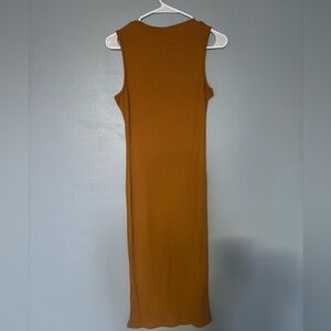 Mustard maxi dress